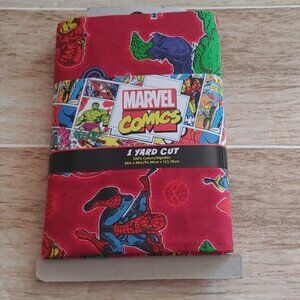 BNIP Marvel Comics 1 yard cut craft fabric brand new